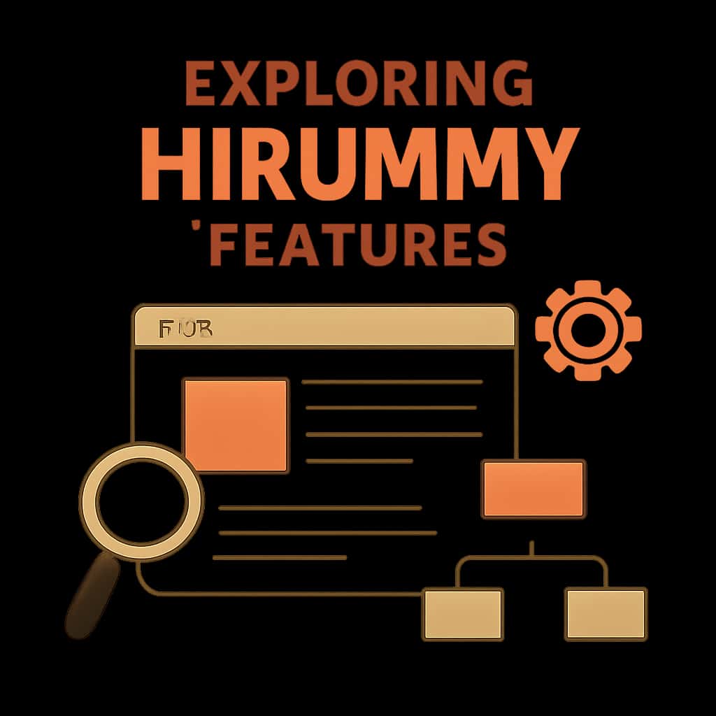 An educational diagram about Hirummy features.