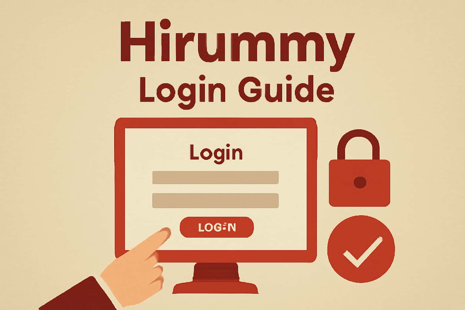 An educational visualization of the Hirummy login process.