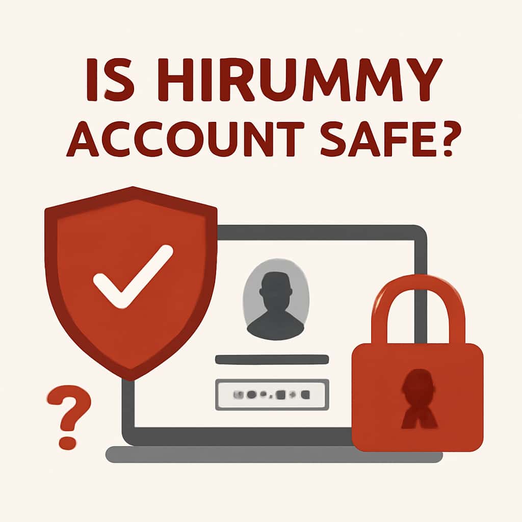 An educational illustration on Hirummy's safety features.