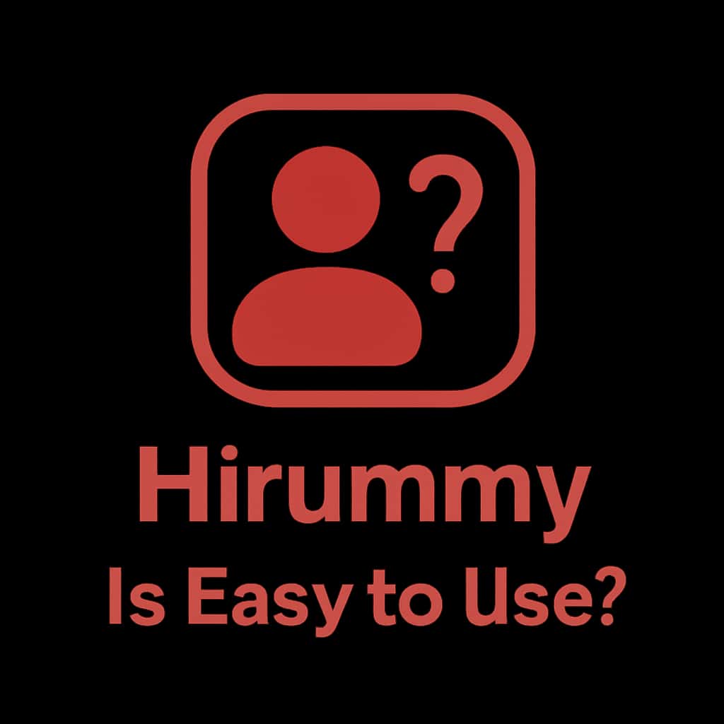 A badge representing Hirummy as a user-friendly resource.