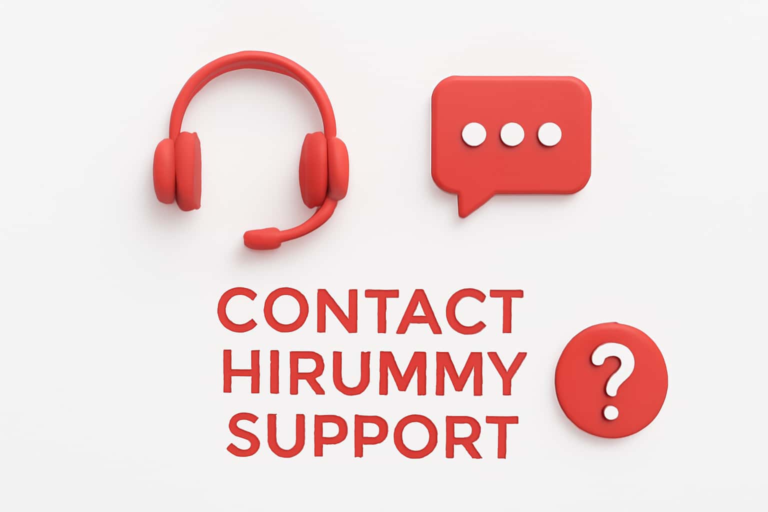 Contact Hirummy Support Interface