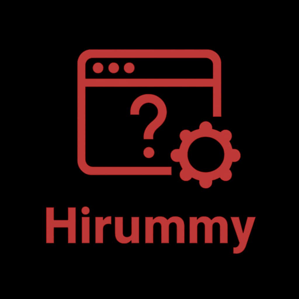 An icon representing the concept of troubleshooting login issues for the Hirummy application.