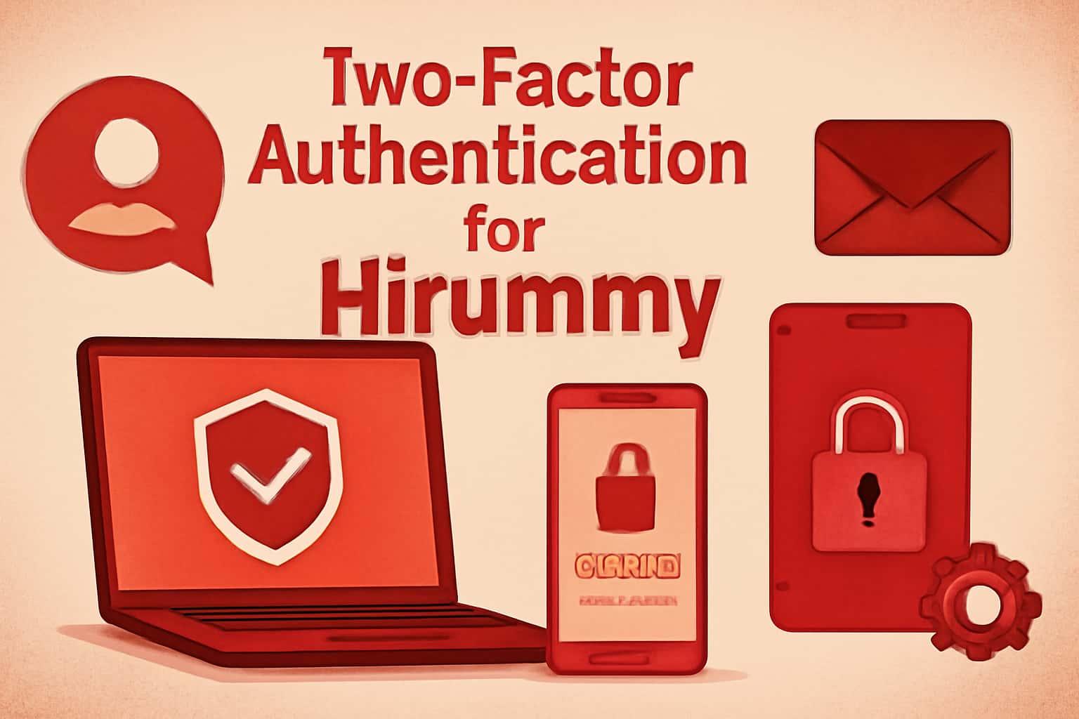 An illustration showcasing Two-Factor Authentication process for Hirummy with emphasis on security.