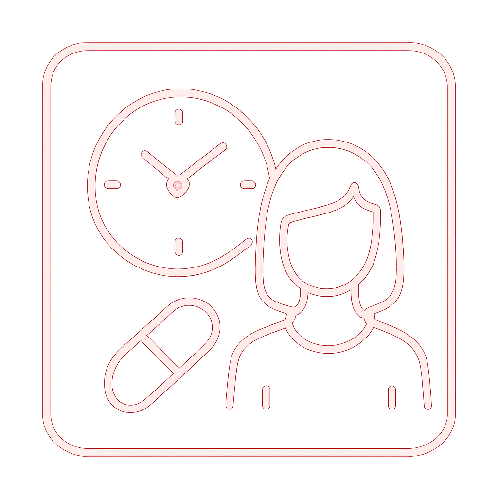 Icon representing assistance for recovering Hirummy account access.